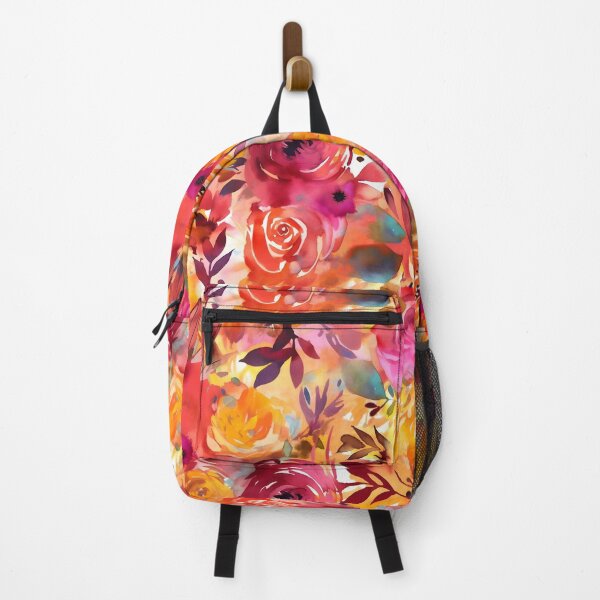 Item preview, Bouquet Of Vibrant Flowers Watercolor Floral Patterns designed and sold by Wonder Of Light.