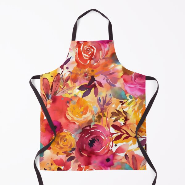 Item preview, Bouquet Of Vibrant Flowers Watercolor Floral Patterns designed and sold by Wonder Of Light.