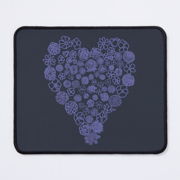 Item preview, Periwinkle Floral Heart of Flowers Mothers Day designed and sold by ellenhenry.