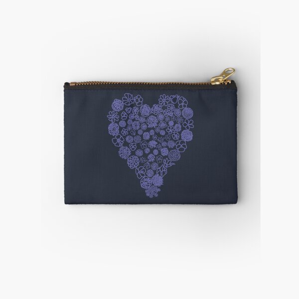 Item preview, Periwinkle Floral Heart of Flowers Mothers Day  designed and sold by ellenhenry.