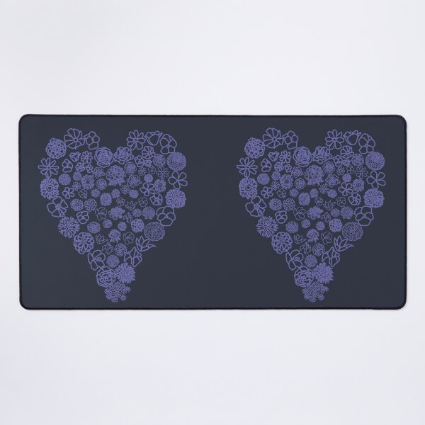 Item preview, Periwinkle Floral Heart of Flowers Mothers Day  designed and sold by ellenhenry.