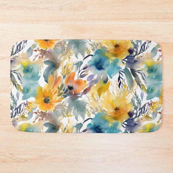 Item preview, Bouquet Of Vibrant Flowers Watercolor Floral Patterns designed and sold by Wonder Of Light.