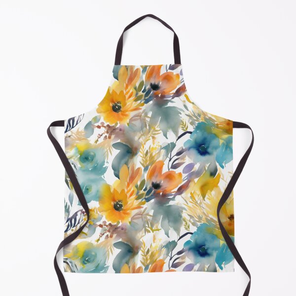 Item preview, Bouquet Of Vibrant Flowers Watercolor Floral Patterns designed and sold by Wonder Of Light.