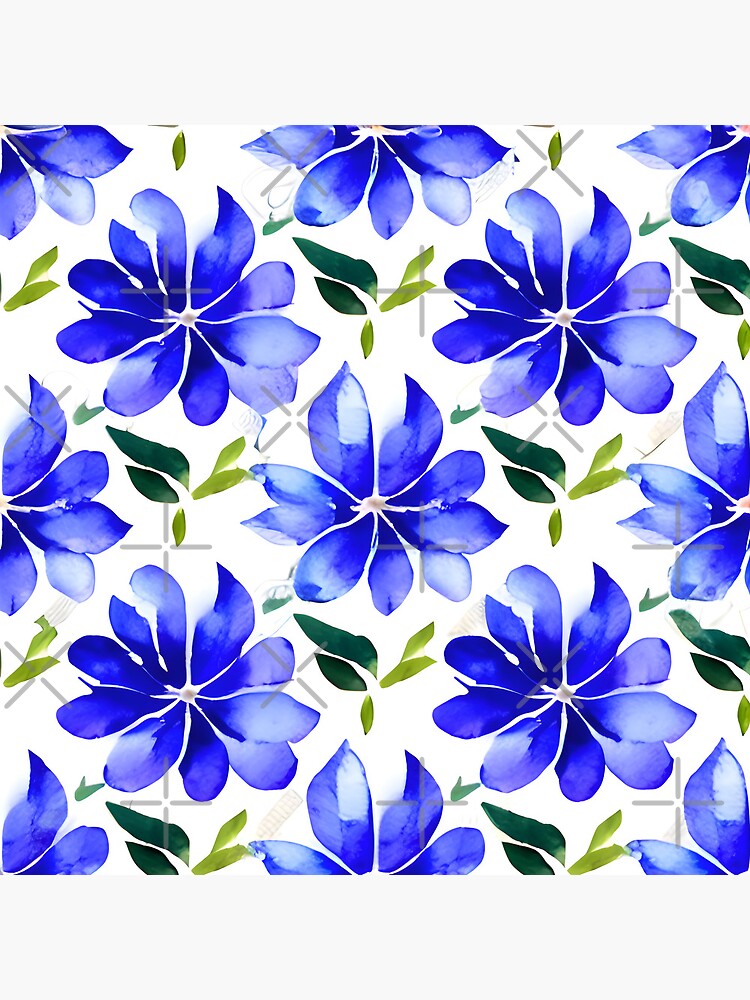Thumbnail 4 of 4, Clock, Flower Pattern "Christine" designed and sold by Patterns For Products.
