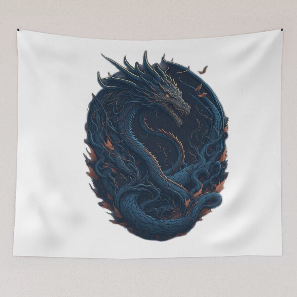 Item preview, Urban Legends: Japanese Dragon and Ocean Fusion for Pro Vector Streetwear designed and sold by RedArtG09.