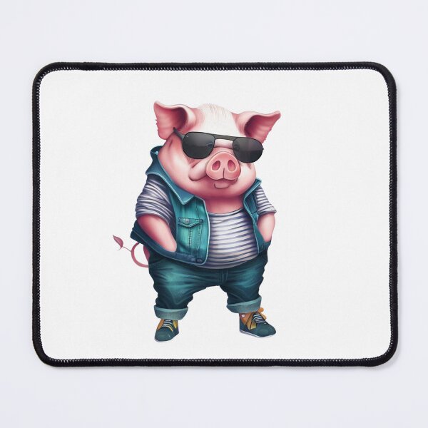 Item preview, Hipster Pig V5 designed and sold by HipsterAnimals.