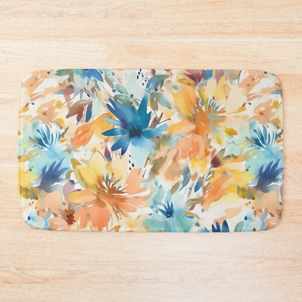 Item preview, Bouquet Of Vibrant Flowers Watercolor Floral Patterns designed and sold by Wonder Of Light.