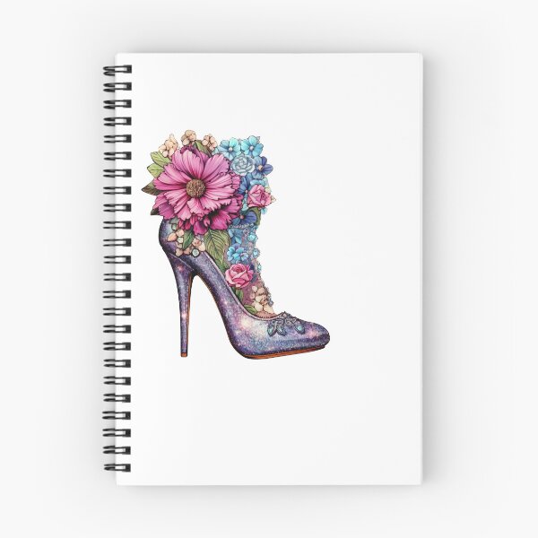Item preview, Vintage princess shoe with flowers designed and sold by kosmicwoman.