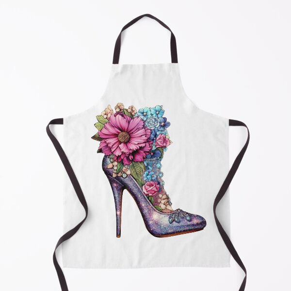 Item preview, Vintage princess shoe with flowers designed and sold by kosmicwoman.