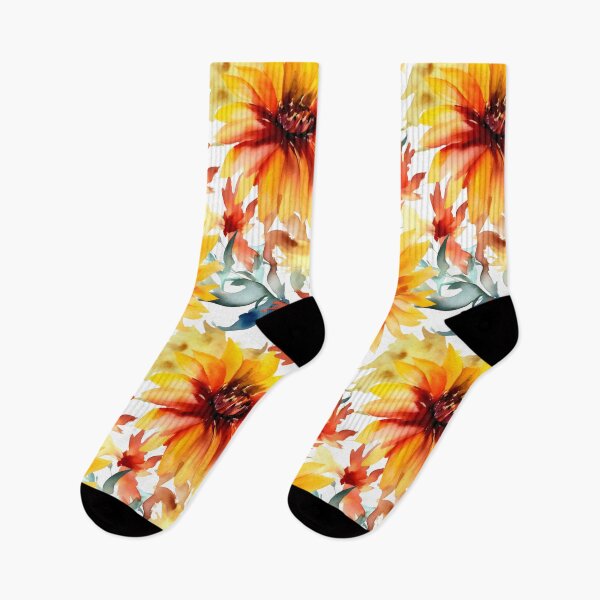 Item preview, Bouquet Of Vibrant Flowers Watercolor Floral Patterns designed and sold by Wonder Of Light.