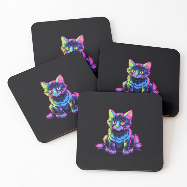 Item preview, Neon Purrfection designed and sold by aiprintiq.