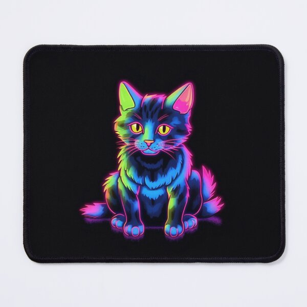 Item preview, Neon Purrfection designed and sold by aiprintiq.