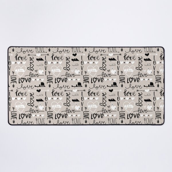 Item preview, Love in Arabic Calligraphy Hub Hubb حب Beige Ivory designed and sold by ZamZamDesign.