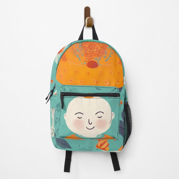 Item preview, Cartoon Buddha Kid Meditation Pattern designed and sold by ZenHorn.