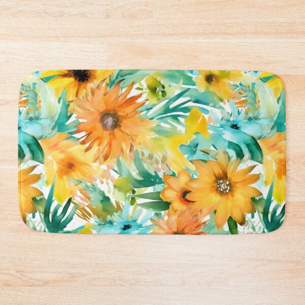 Item preview, Bouquet Of Vibrant Flowers Watercolor Floral Patterns designed and sold by Wonder Of Light.