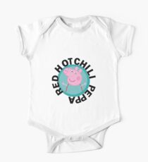 Body de manga corta para bebé Red Hot Chili Peppa