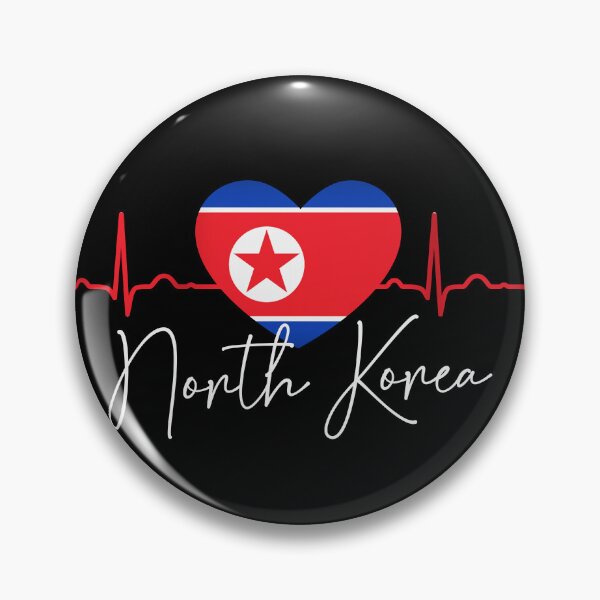 Item preview, heartbeat Flag Of North Korea - Gift For North Korean From North Korea - Made in North Korea designed and sold by Fun-World.