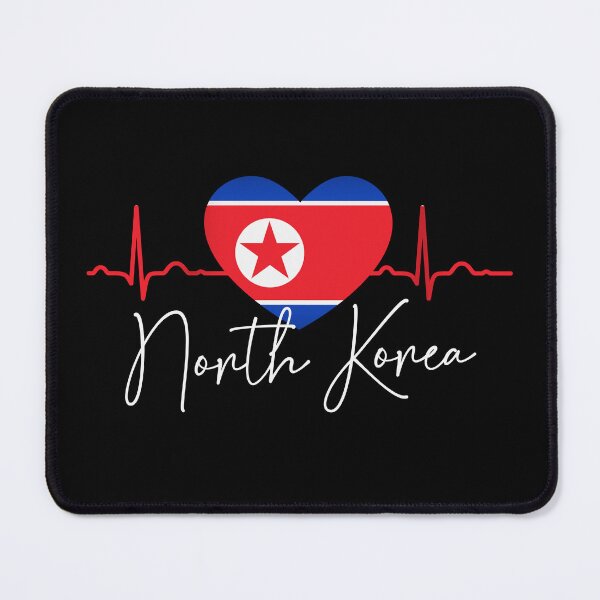 Item preview, heartbeat Flag Of North Korea - Gift For North Korean From North Korea - Made in North Korea designed and sold by Fun-World.