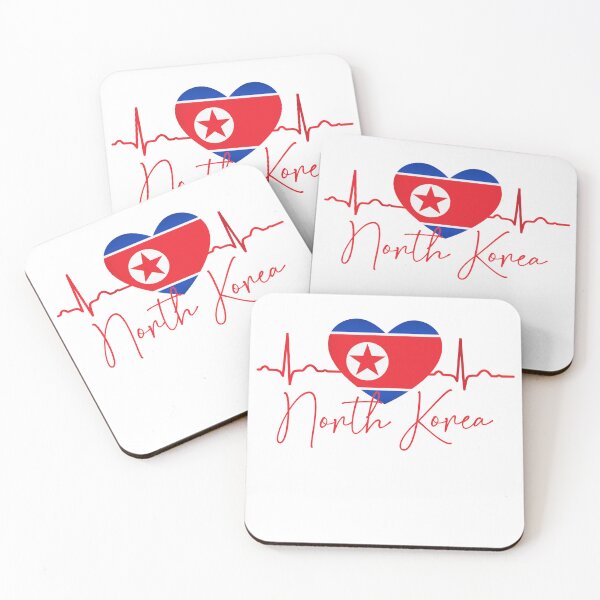 Item preview, heartbeat Flag Of North Korea - Gift For North Korean From North Korea - Made in North Korea designed and sold by Fun-World.