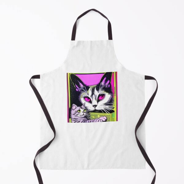 Item preview, retro colorful cat drawing designed and sold by JAG2B.