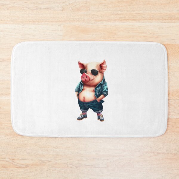 Item preview, Hipster Pig V8 designed and sold by HipsterAnimals.