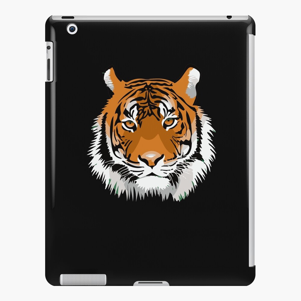 Tiger Head Hunter Wild Animal Art Print Tiger Face Animal Lover iPad Case & Skin