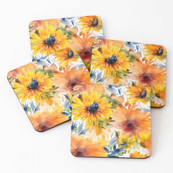 Item preview, Bouquet Of Vibrant Flowers Watercolor Floral Patterns designed and sold by Wonder Of Light.