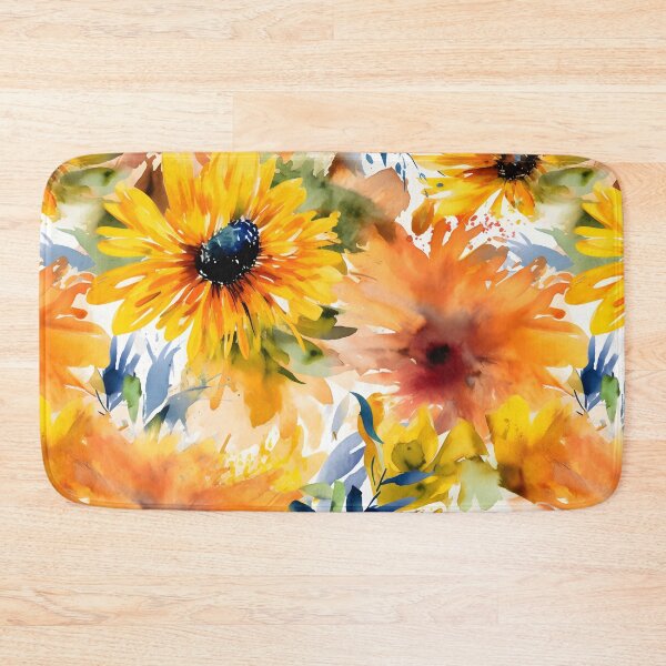 Item preview, Bouquet Of Vibrant Flowers Watercolor Floral Patterns designed and sold by Wonder Of Light.