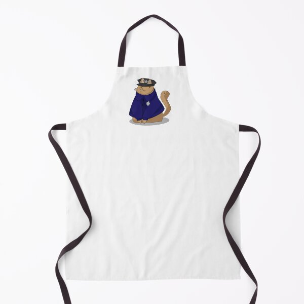Item preview, police cat illustration designed and sold by Artgaus1.