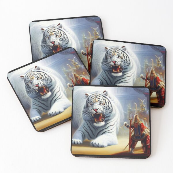 Item preview, Chinese White Tiger (10) designed and sold by CrankyOldDude.