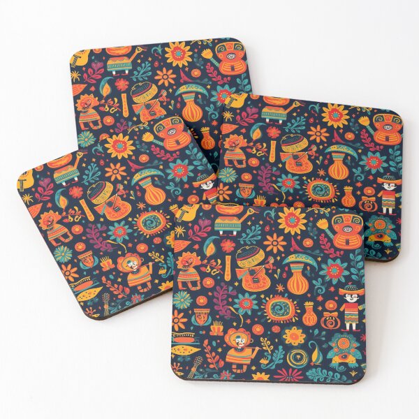 Item preview, A Pattern Inspired by Traditional Mexican Art designed and sold by StudioRedKoala.