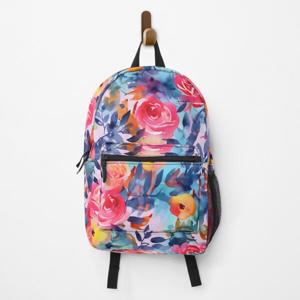 Item preview, Bouquet Of Vibrant Flowers Watercolor Floral Patterns designed and sold by Wonder Of Light.