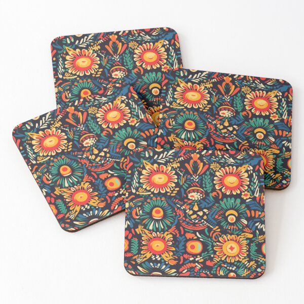 Item preview, A Pattern Inspired by Traditional Mexican Art designed and sold by StudioRedKoala.