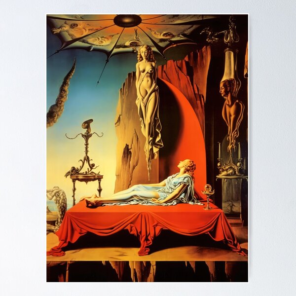 Salvador Dali Art Print Les Elephants - Posters buy now in the shop Close  Up GmbH