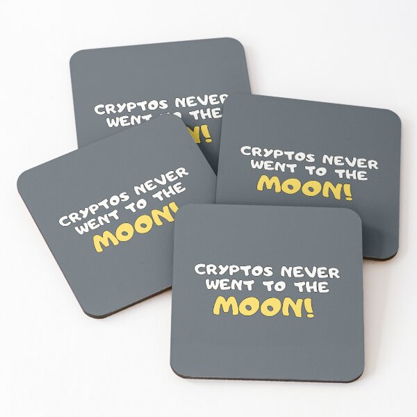Item preview, Cryptos never went to the moon 01 designed and sold by mliotard.