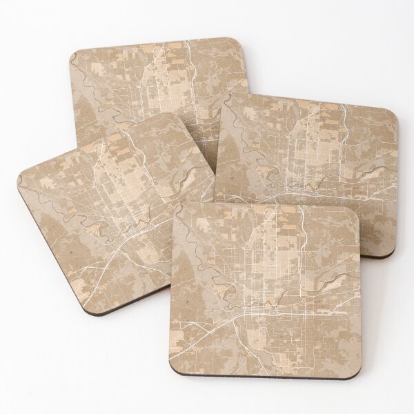 Item preview, Mapa de Spokane (WA, EE. UU.) en estilo vintage sepia designed and sold by blursbyai.