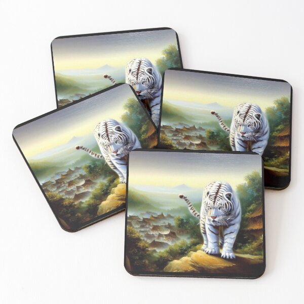 Item preview, Chinese White Tiger (12) designed and sold by CrankyOldDude.