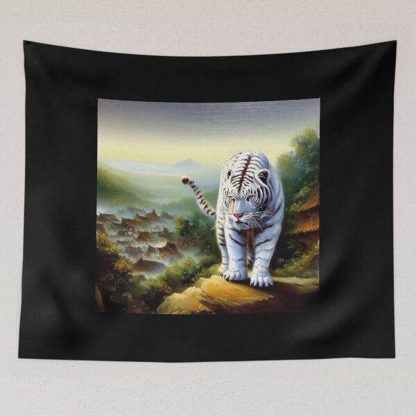 Item preview, Chinese White Tiger (12) designed and sold by CrankyOldDude.