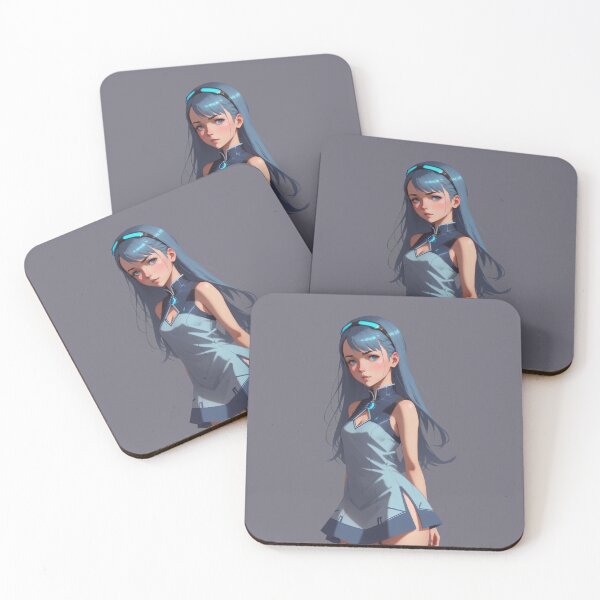 Item preview, Enchanting Blue Eyes Anime Girl Artwork designed and sold by pinimgart.
