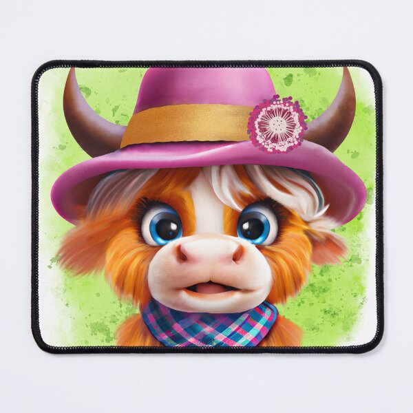 Item preview, Highland Cow, Lady, funny designed and sold by DTwithlove.