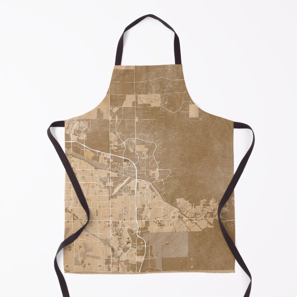Item preview, Map of Scottsdale (AZ, USA) in sepia vintage style designed and sold by blursbyai.