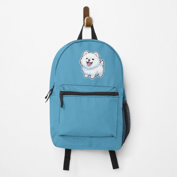 Item preview, Cute White Fluffy Happy Male/Boy Samoyed Puppy Design for Dog Lovers designed and sold by Stickerpets.