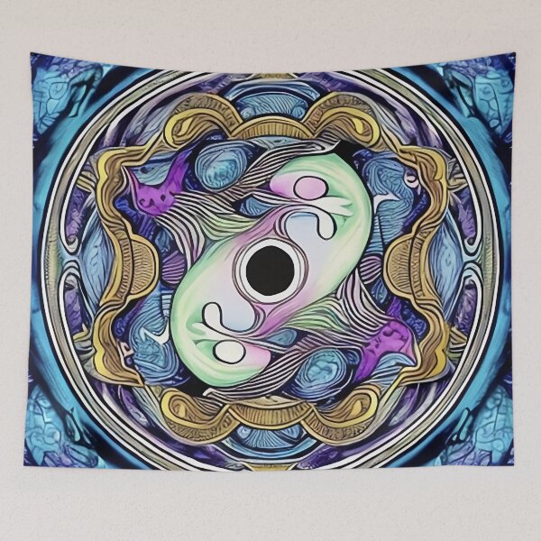 Item preview, Unique Yin Yang Art 044 designed and sold by tpixx.