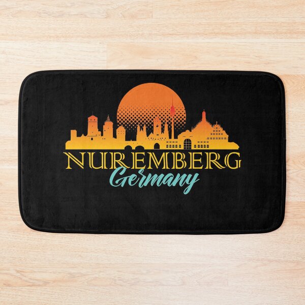 Item preview, Nuremberg, Germany Typography Skyline designed and sold by DimDom.