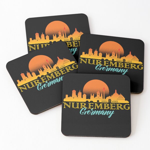 Item preview, Nuremberg, Germany Typography Skyline designed and sold by DimDom.