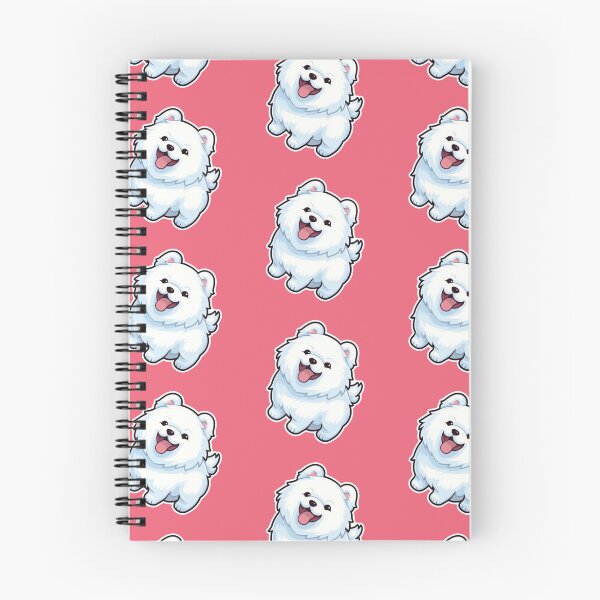 Item preview, Cute White Fluffy Happy Female / Girl Samoyed Puppy Design for Dog Lovers  designed and sold by Stickerpets.