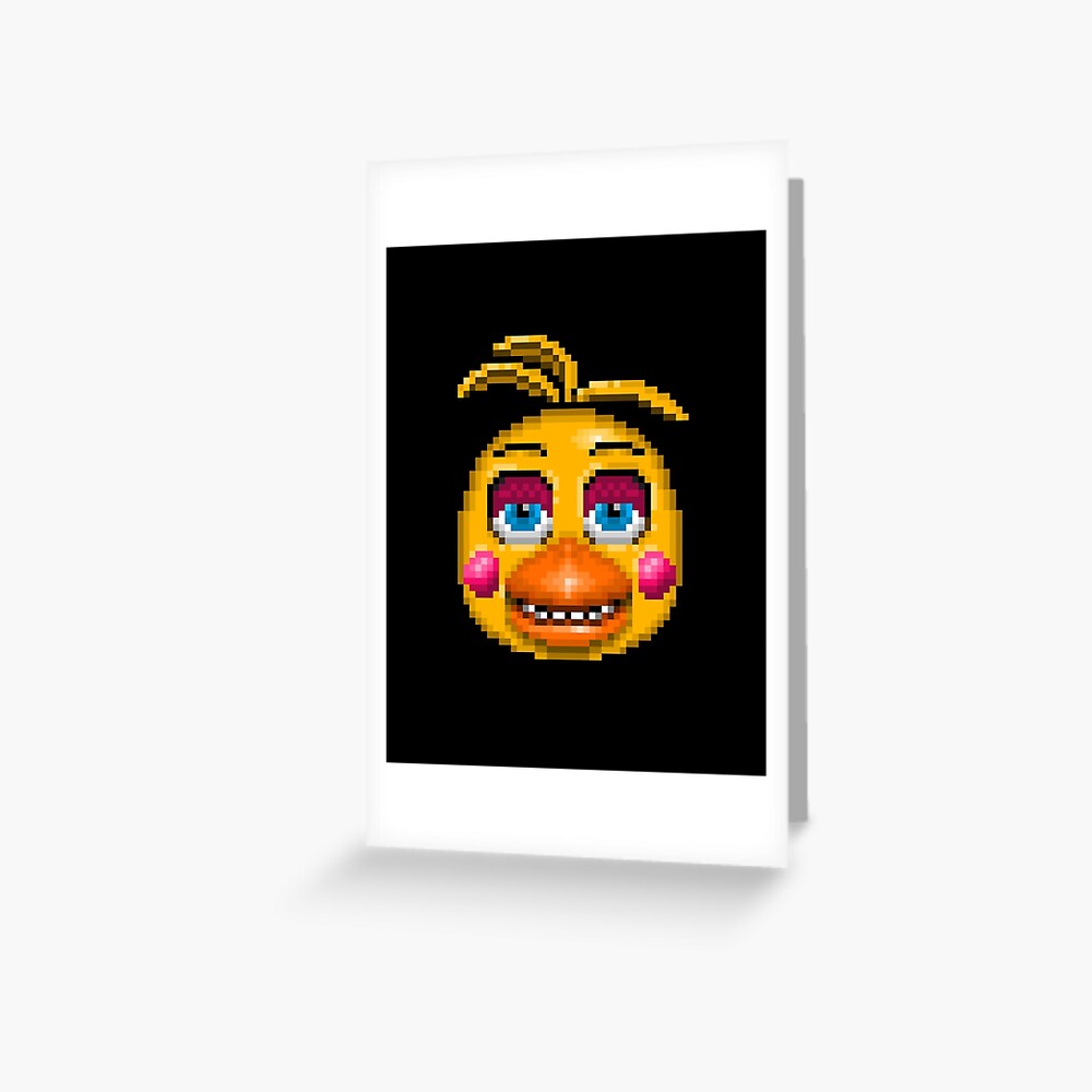 Five Nights At Freddys 2 Pixel Art Sexy Chica Greeting Card For Sale By Geeksomniac 7888