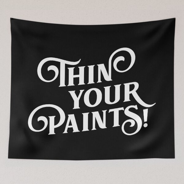 Item preview, Thin Your Paints Miniature Painting Wargaming designed and sold by pixeptional.