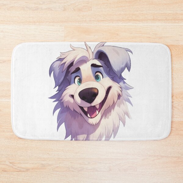 Item preview, White Furry Dog designed and sold by FurryKingdom.