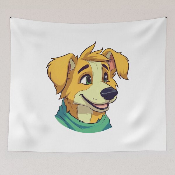 Item preview, Golden Furry Dog designed and sold by FurryKingdom.